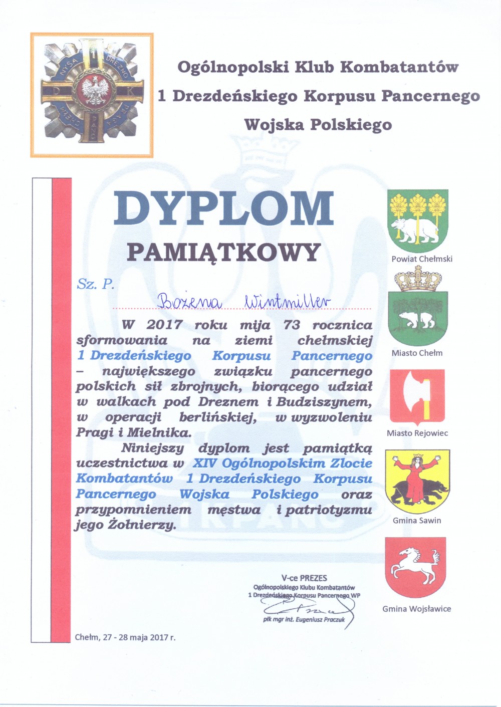 Dyplom I DKPWP 01